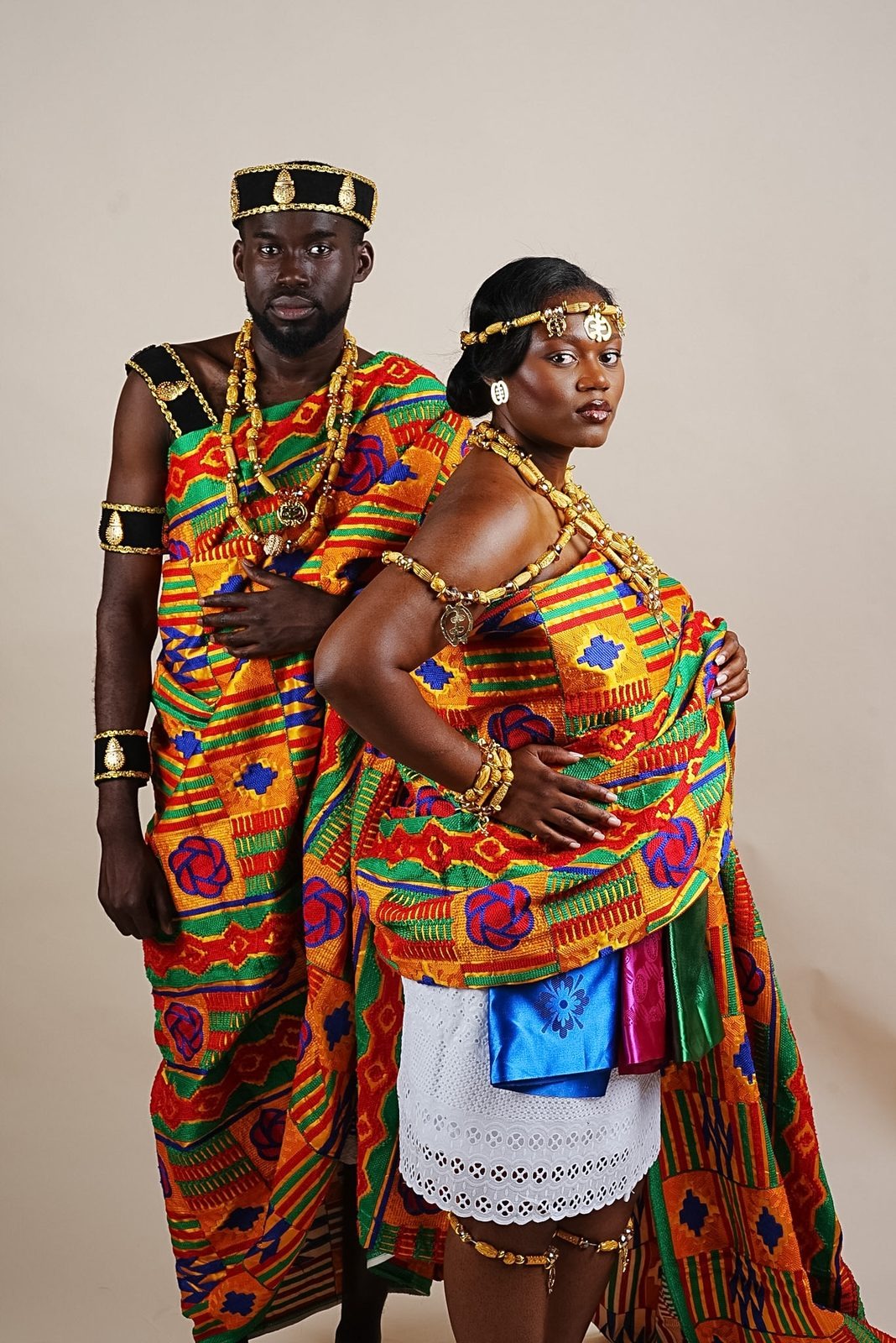 P/Ovr Samuel et Déborah en kente